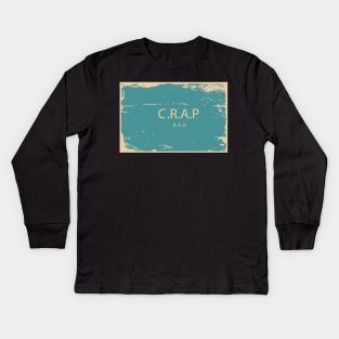 crap bag VINTAGE Kids Long Sleeve T-Shirt